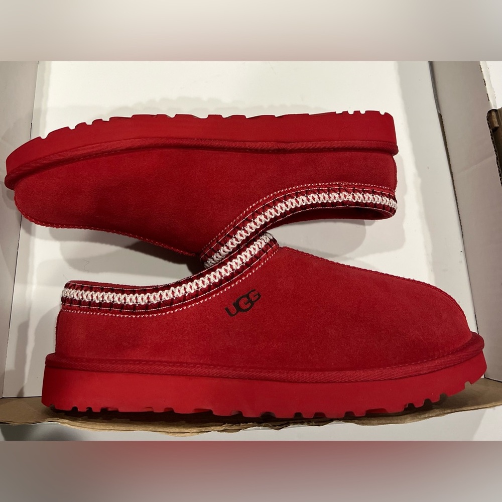 UGG Women's Tasman Slipper - Samba Red - Picture 6 of 8